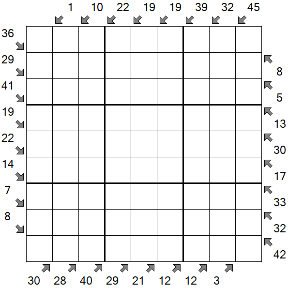 Little Killer Sudoku - Difícil