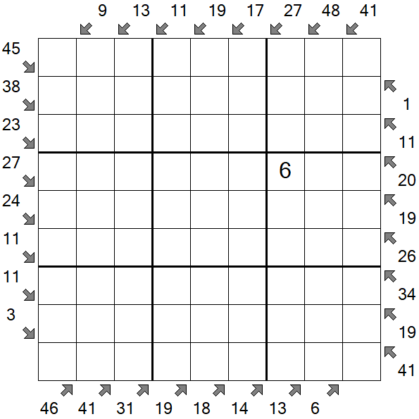 Little Killer Sudoku - Difícil