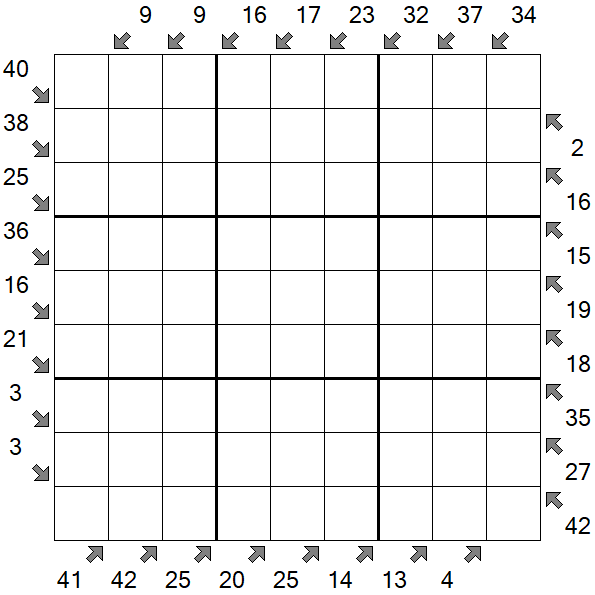 Little Killer Sudoku - Difícil