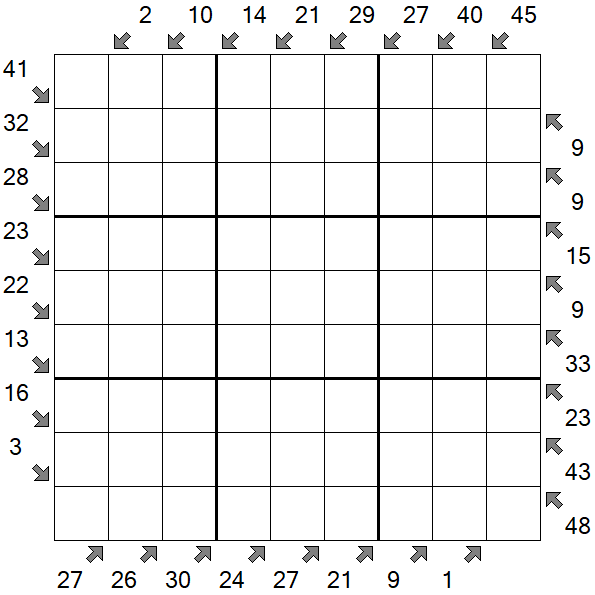 Little Killer Sudoku - Difícil