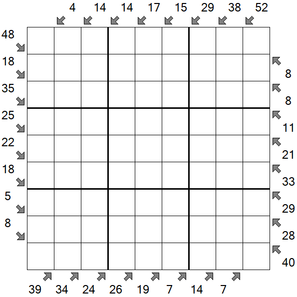 Little Killer Sudoku - Difícil