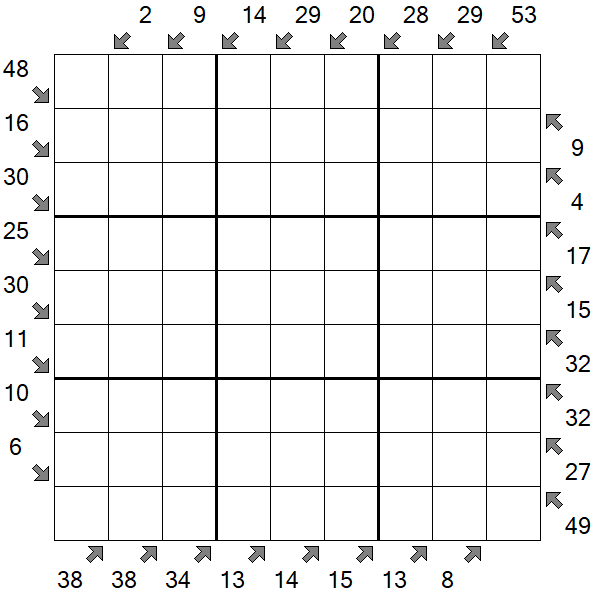 Little Killer Sudoku - Difícil