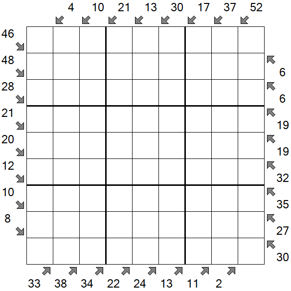 Little Killer Sudoku - Difícil