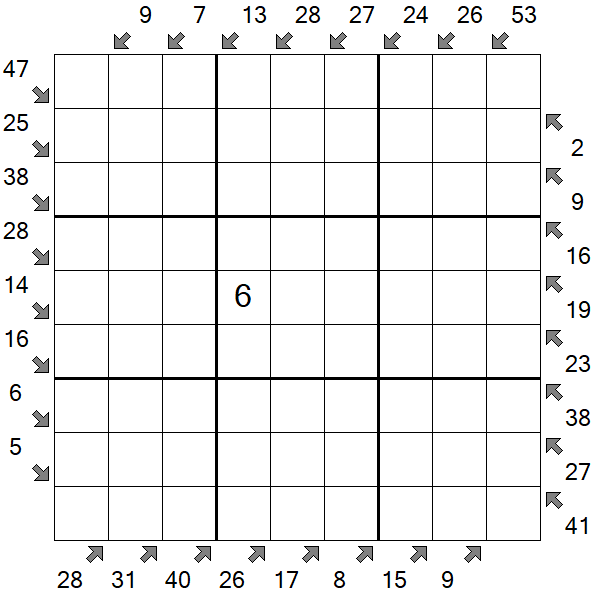 Little Killer Sudoku - Difícil
