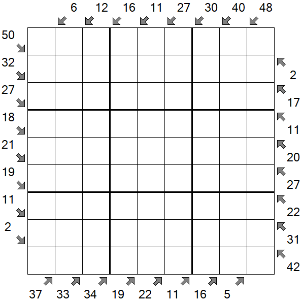 Little Killer Sudoku - Difícil