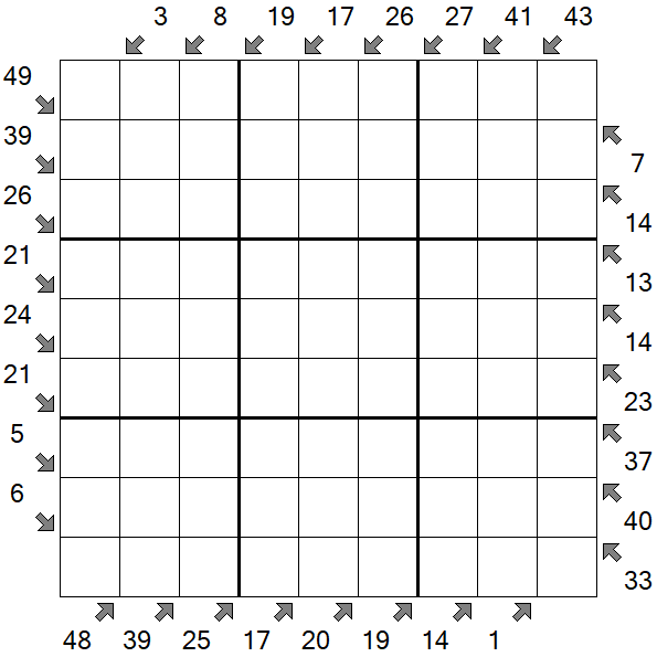 Little Killer Sudoku - Difícil