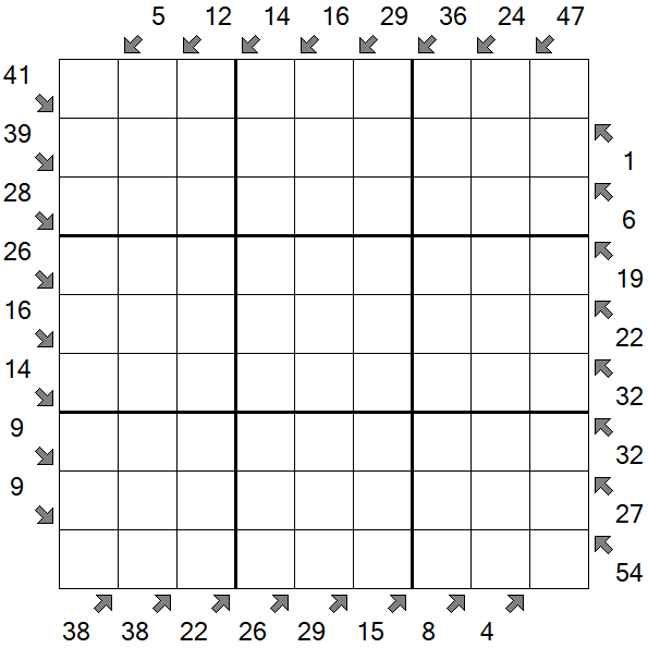 Little Killer Sudoku - Difícil