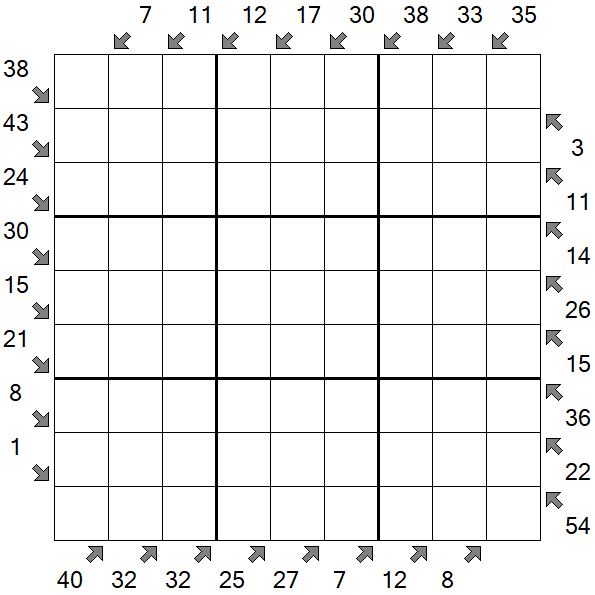 Little Killer Sudoku - Difícil