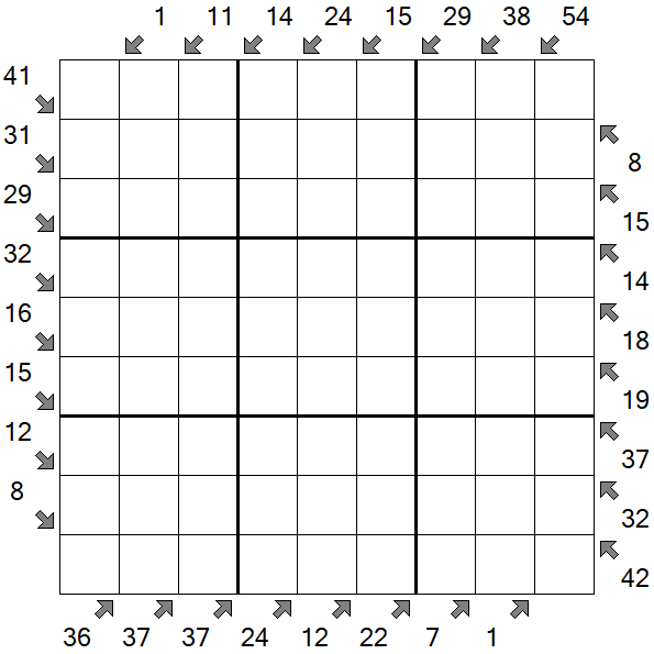 Little Killer Sudoku - Difícil