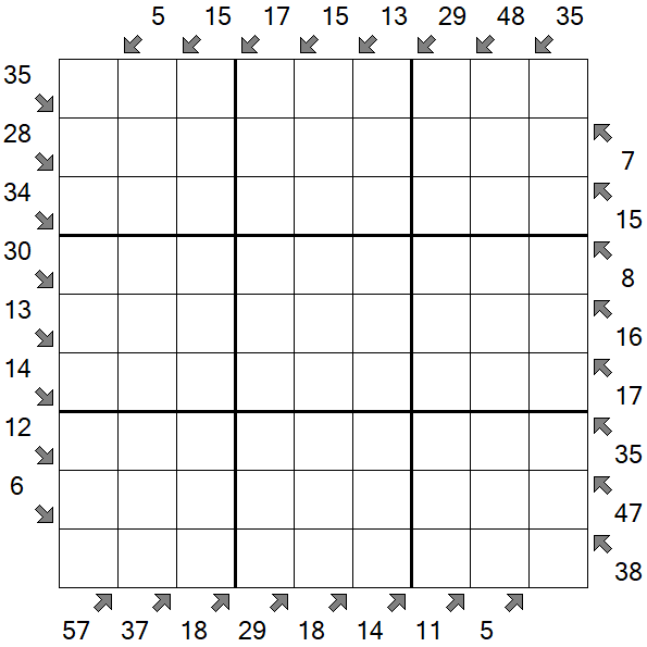 Little Killer Sudoku - Difícil