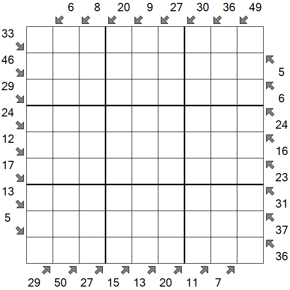 Little Killer Sudoku - Difícil