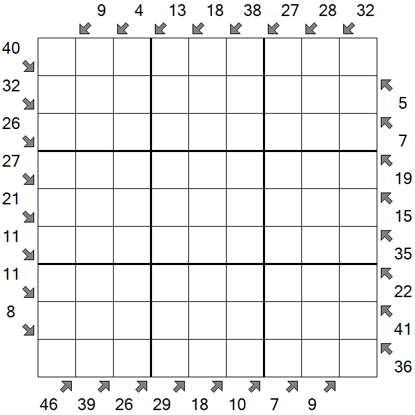Little Killer Sudoku - Difícil