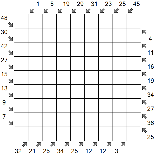 Little Killer Sudoku - Difícil