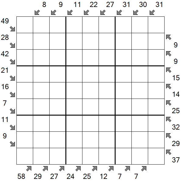 Little Killer Sudoku - Difícil