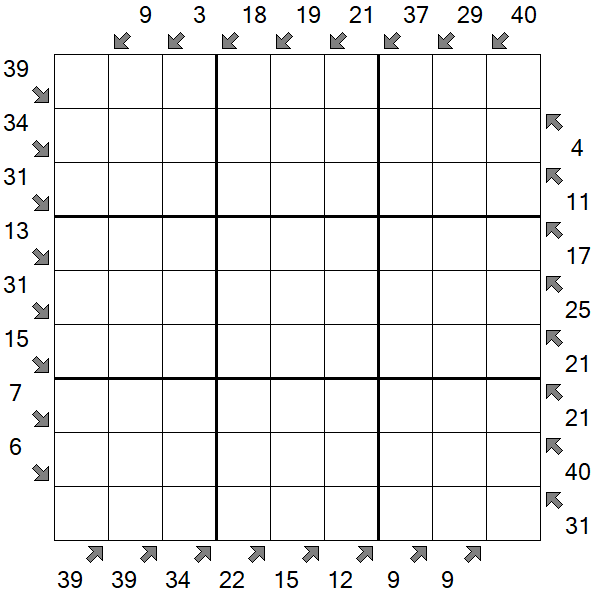 Little Killer Sudoku - Difícil