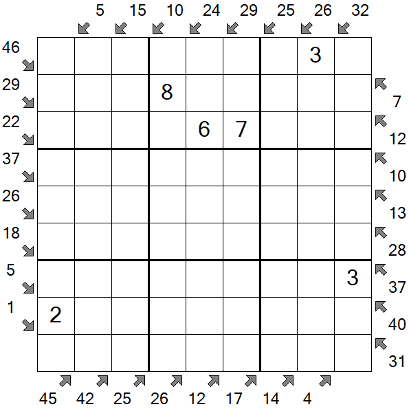 Little Killer Sudoku - Mittel