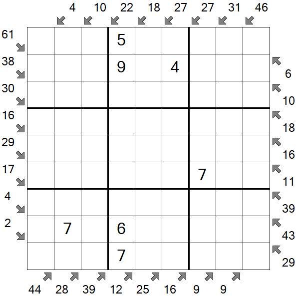 Little Killer Sudoku - Médio