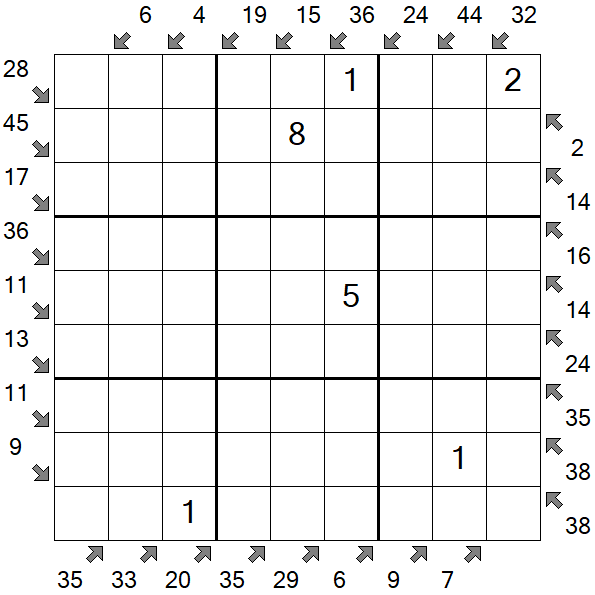 Little Killer Sudoku - Médio