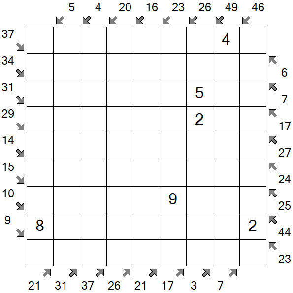 Little Killer Sudoku - Médio