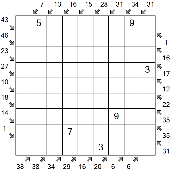 Little Killer Sudoku - Medio