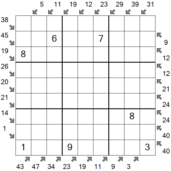 Little Killer Sudoku - Mittel