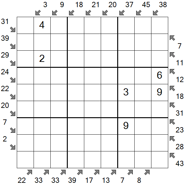 Little Killer Sudoku - Médio