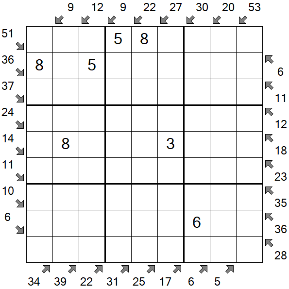 Little Killer Sudoku - Médio