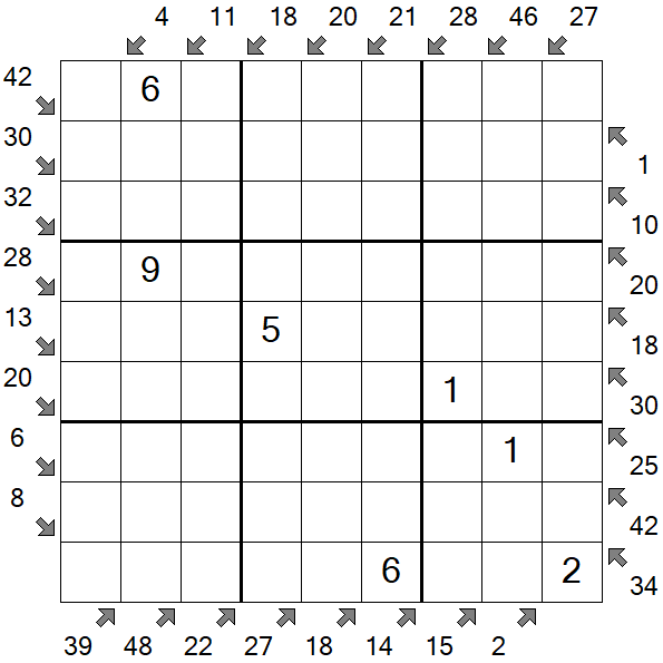 Little Killer Sudoku - Médio