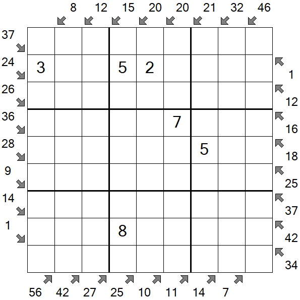 Little Killer Sudoku - Médio