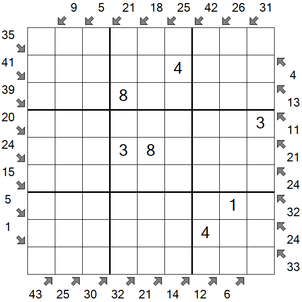 Little Killer Sudoku - Médio