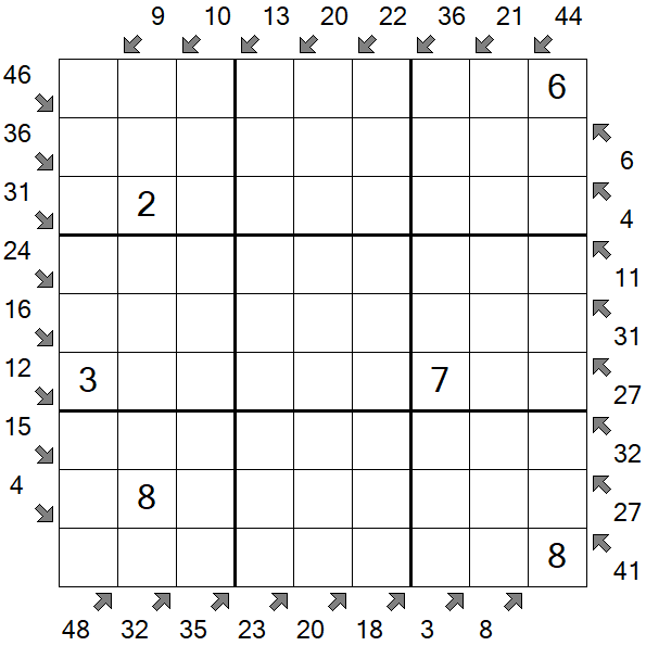 Little Killer Sudoku - Médio