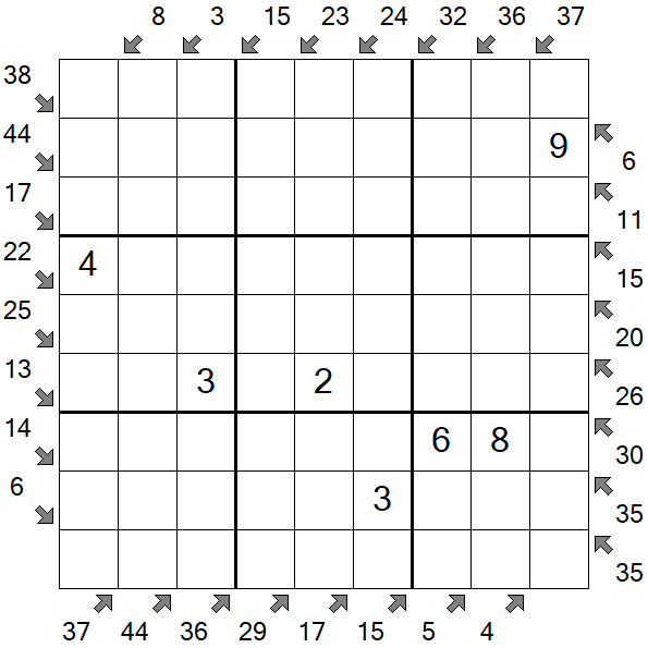 Little Killer Sudoku - Médio