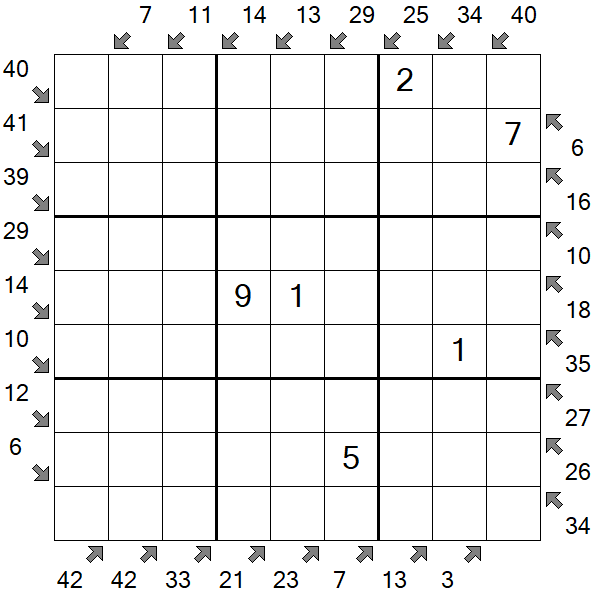 Little Killer Sudoku - Mittel
