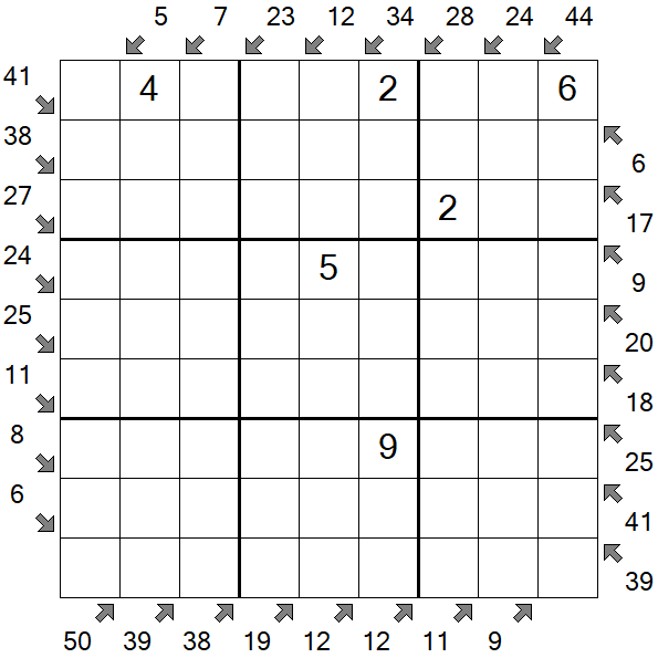 Little Killer Sudoku - Mittel