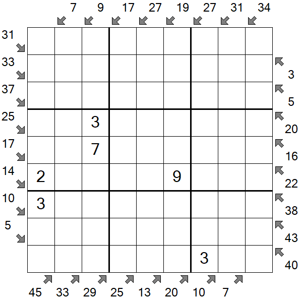 Little Killer Sudoku - Medium