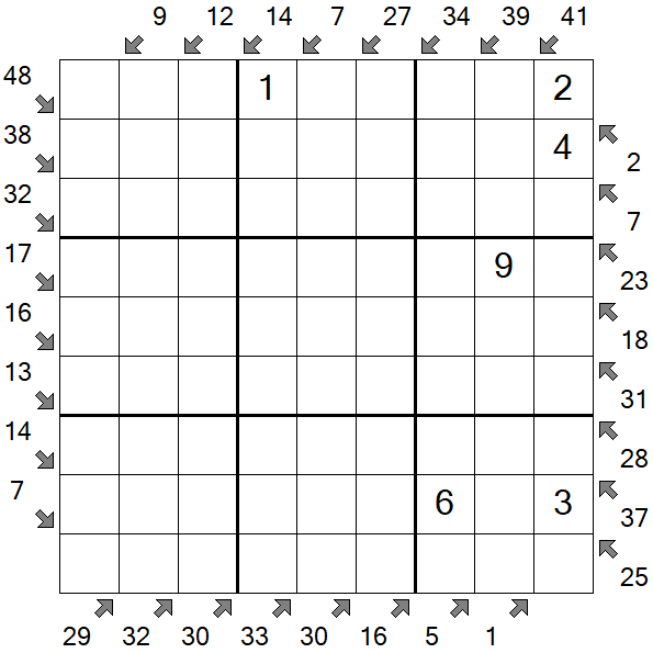 Little Killer Sudoku - Medium