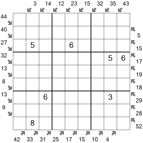Little Killer Sudoku - Medium