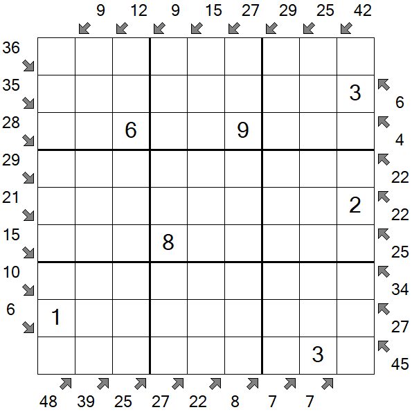Little Killer Sudoku - Medium