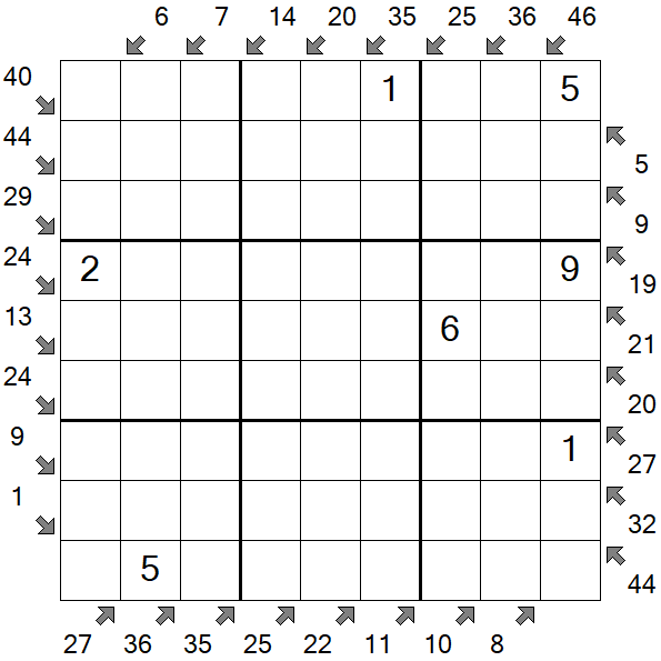 Little Killer Sudoku - Medium