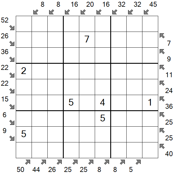 Little Killer Sudoku - Medium