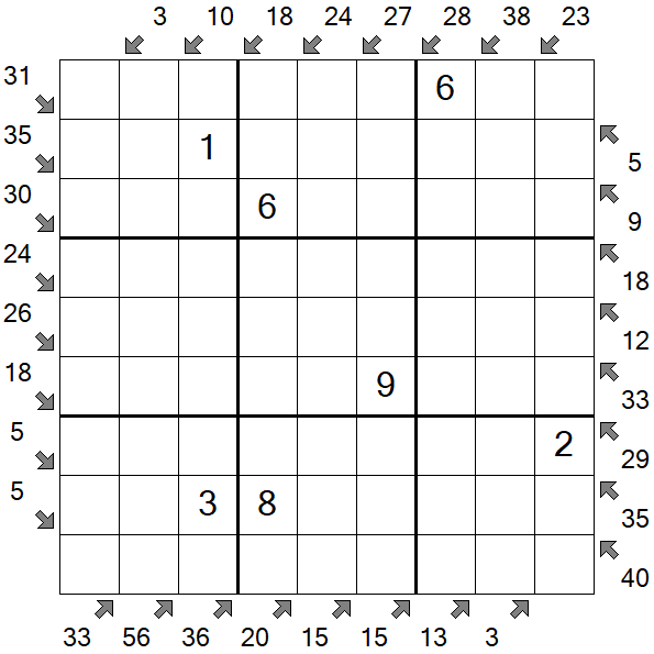 Little Killer Sudoku - Medium