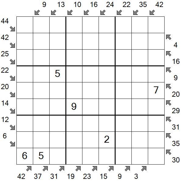 Little Killer Sudoku - Medium
