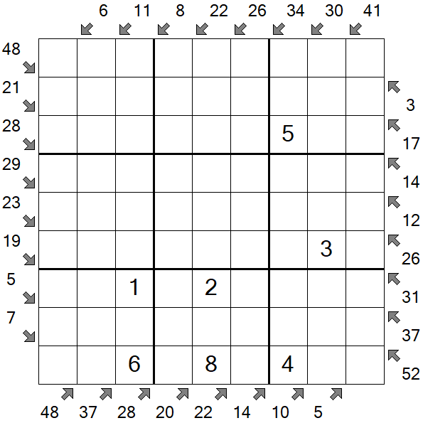 Little Killer Sudoku - Medium