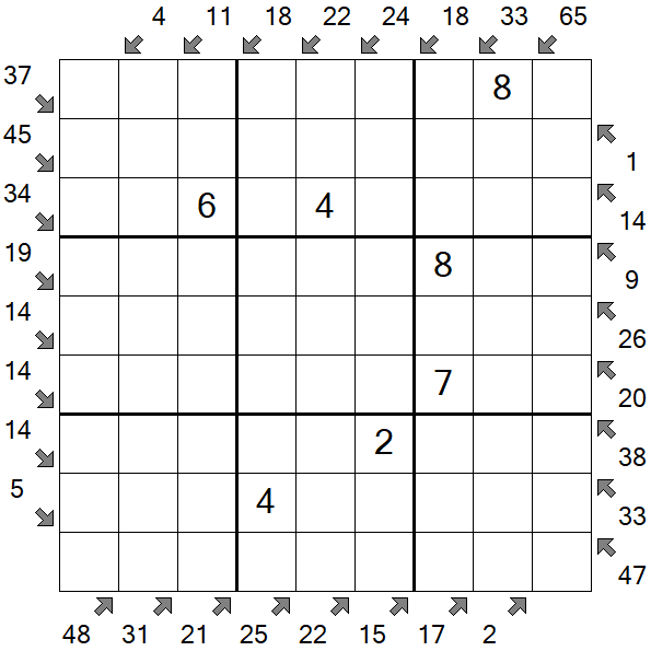 Little Killer Sudoku - Medium