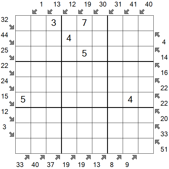 Little Killer Sudoku - Medium
