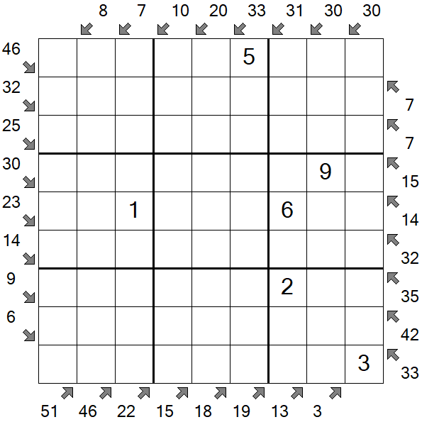 Little Killer Sudoku - Medium