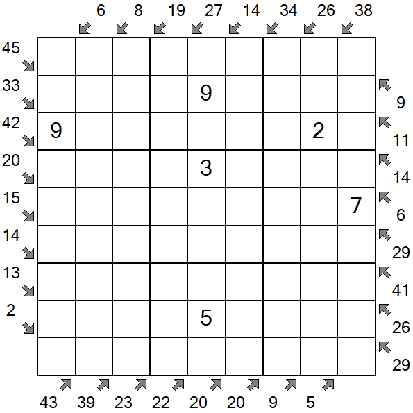 Little Killer Sudoku - Medium