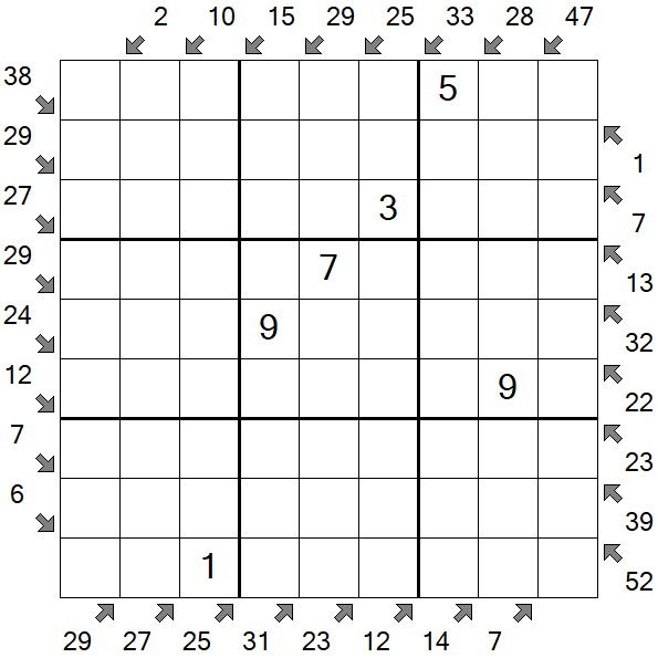 Little Killer Sudoku - Medium