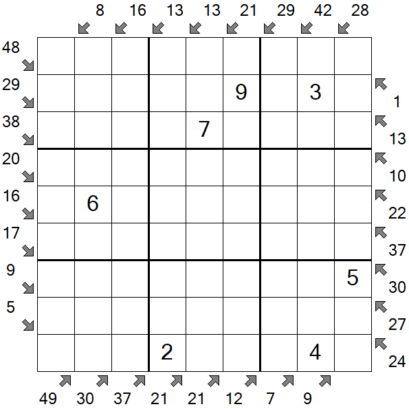 Little Killer Sudoku - Medium