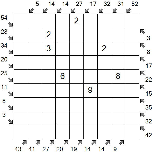 Little Killer Sudoku - Medium